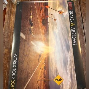 Rush Poster Snakes & Arrows World Tour 2007 Original Poster